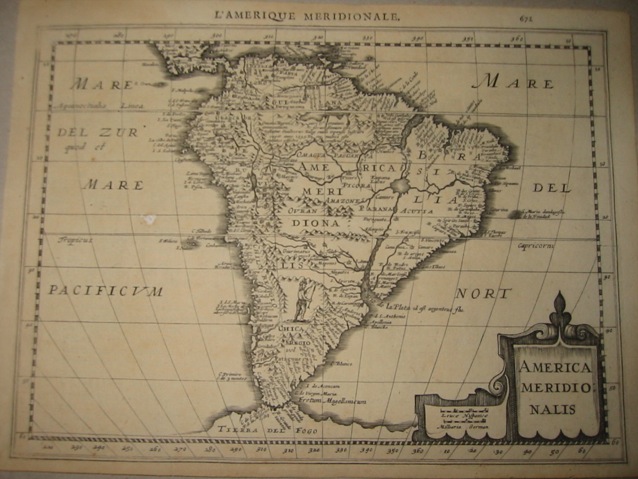 Mercator Gerard - Hondius Jodocus America meridionalis 1630 Amsterdam